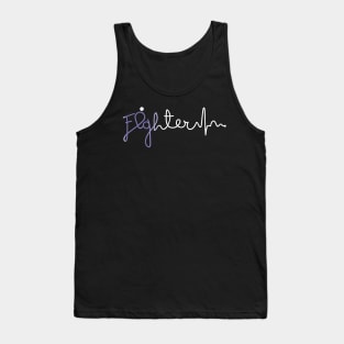 Fighter- Hodgkins Lymphoma Cancer Gifts Hodgkins Lymphoma Cancer Tank Top